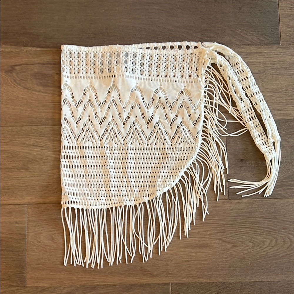Forever 21 White Crochet Cover-Up